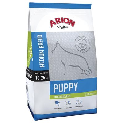 Arion Original Puppy Medium Breed Huhn & Reis