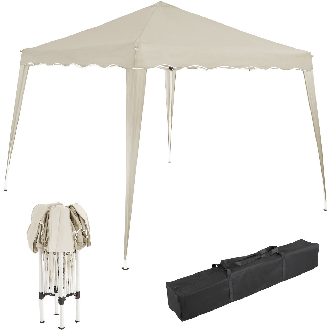 Casaria Faltpavillon Capri - Popup 3x3m beige