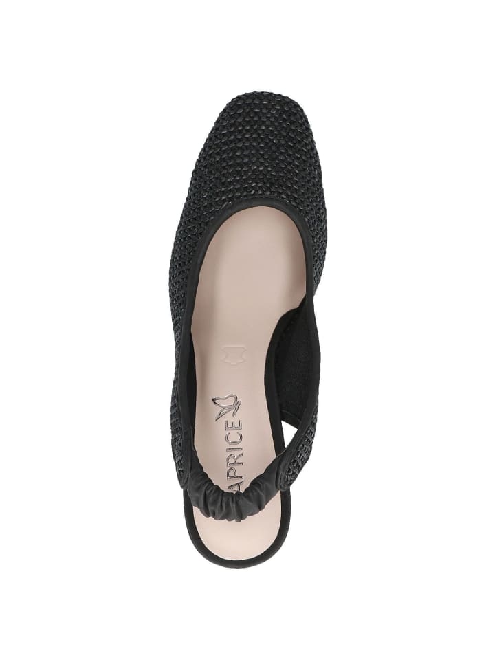 Caprice Slingpumps in BLACK COMB günstig kaufen