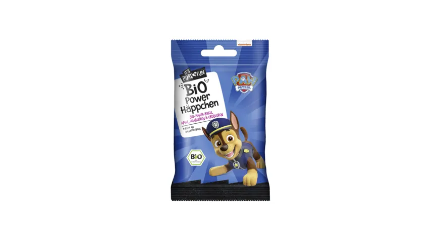PURE&FUN Bio Power Häppchen Paw Patrol blau 40 g