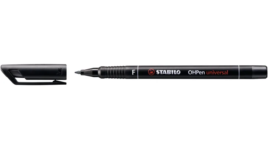 STABILO® Folienstift - STABILO OHPen universal - permanent fein - 4er Pack - grün, rot, blau, schwarz sortiert