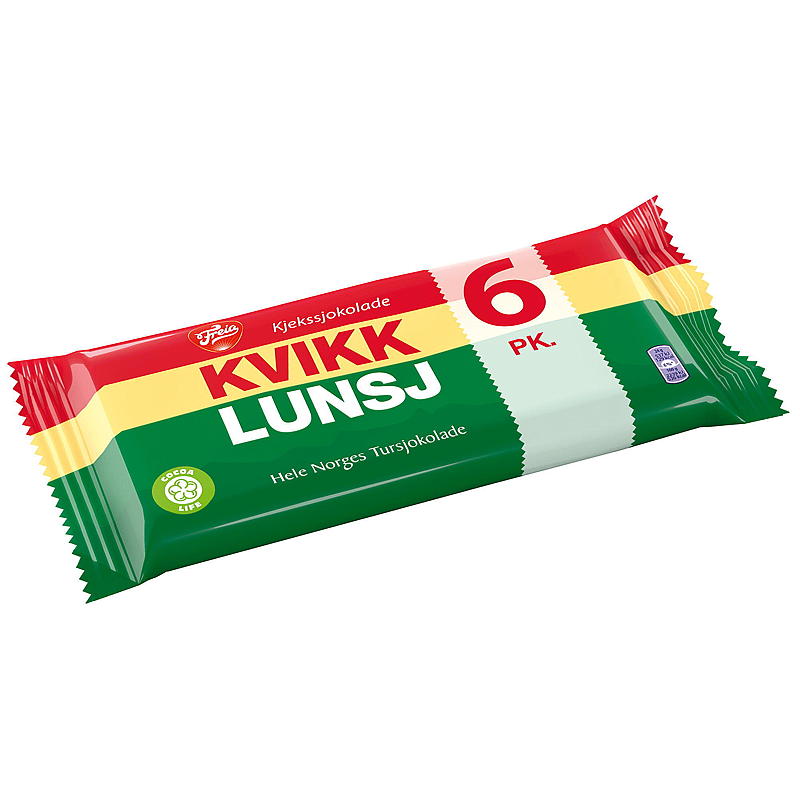 Freia Kvikk Lunsj 6-pk 282 g