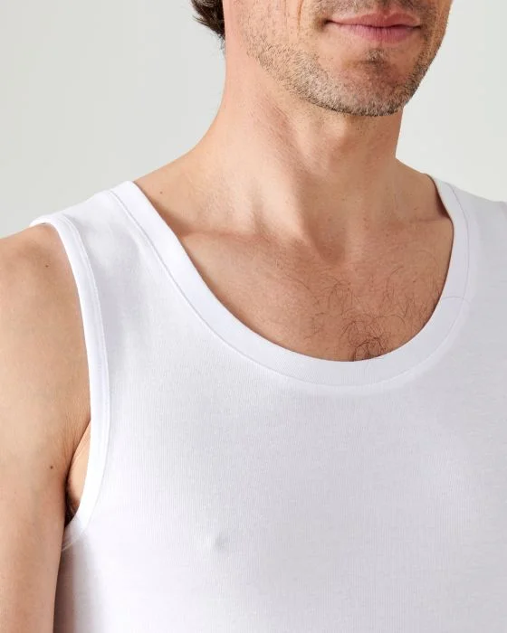 Lot de 2 débardeurs Essential pur coton peigné