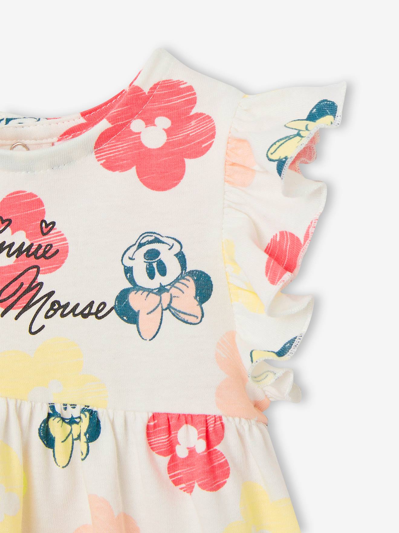 Minnie Baby Sommer-Kleid Disney MINNIE MAUS - wollweiß