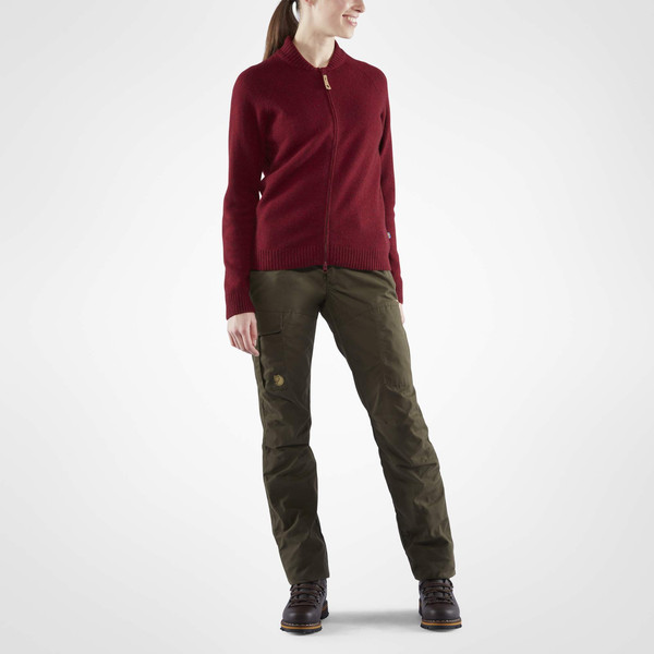 KARLA PRO WINTER TROUSERS W Damen - Trekkinghose oliv-dunkelgrün