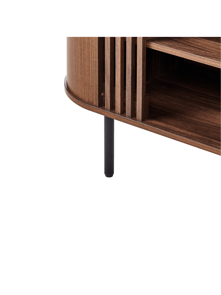 Beliani Sideboard TAROON in Braun/Schwarz - (W) 120 x (H) 80 x (L) 40 cm günstig kaufen onesize
