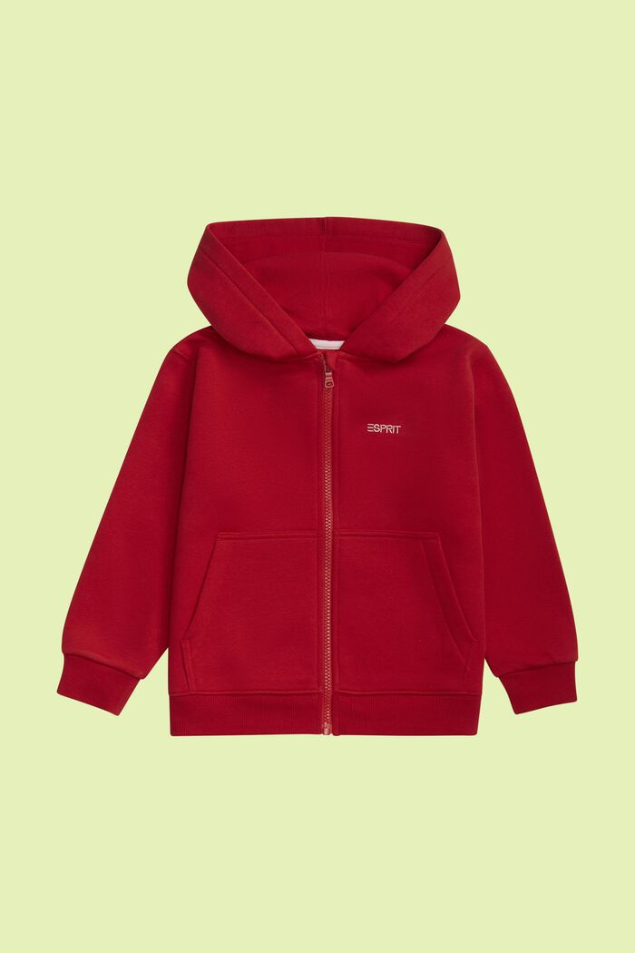 Logo-Kapuzenjacke mit Reißverschluss