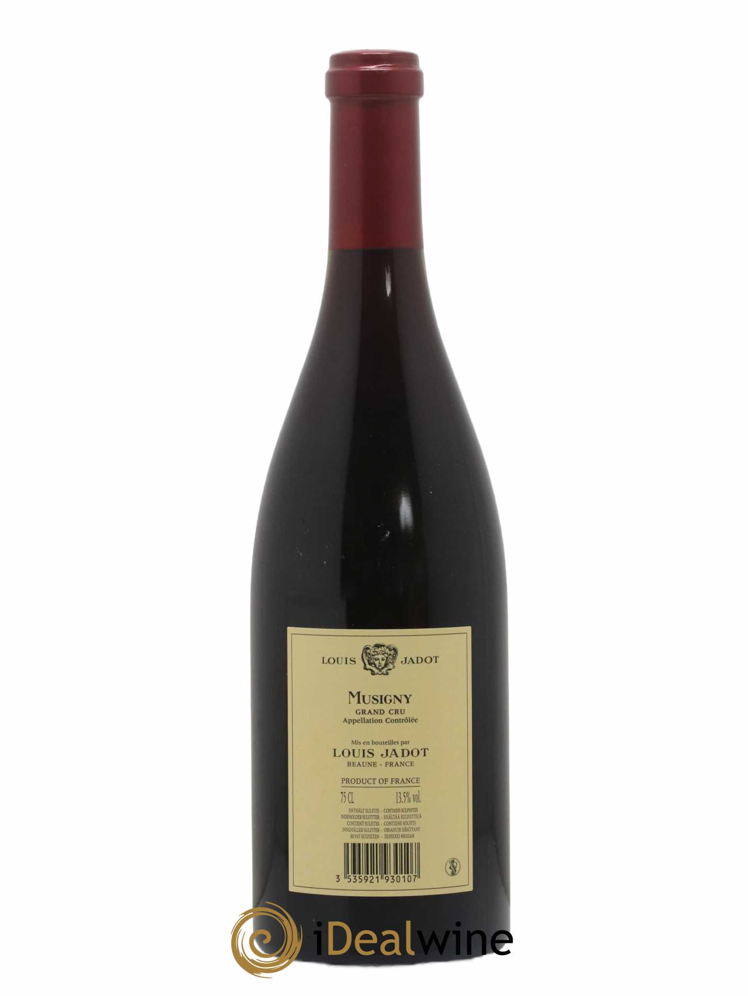 Musigny Grand Cru Louis Jadot (Domaine)  2017 - Lot de 1 Bouteille