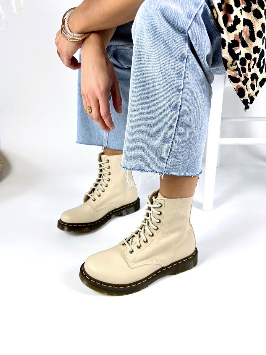 Dr Martens  1460 PASCAL VIRGINIA - Crème