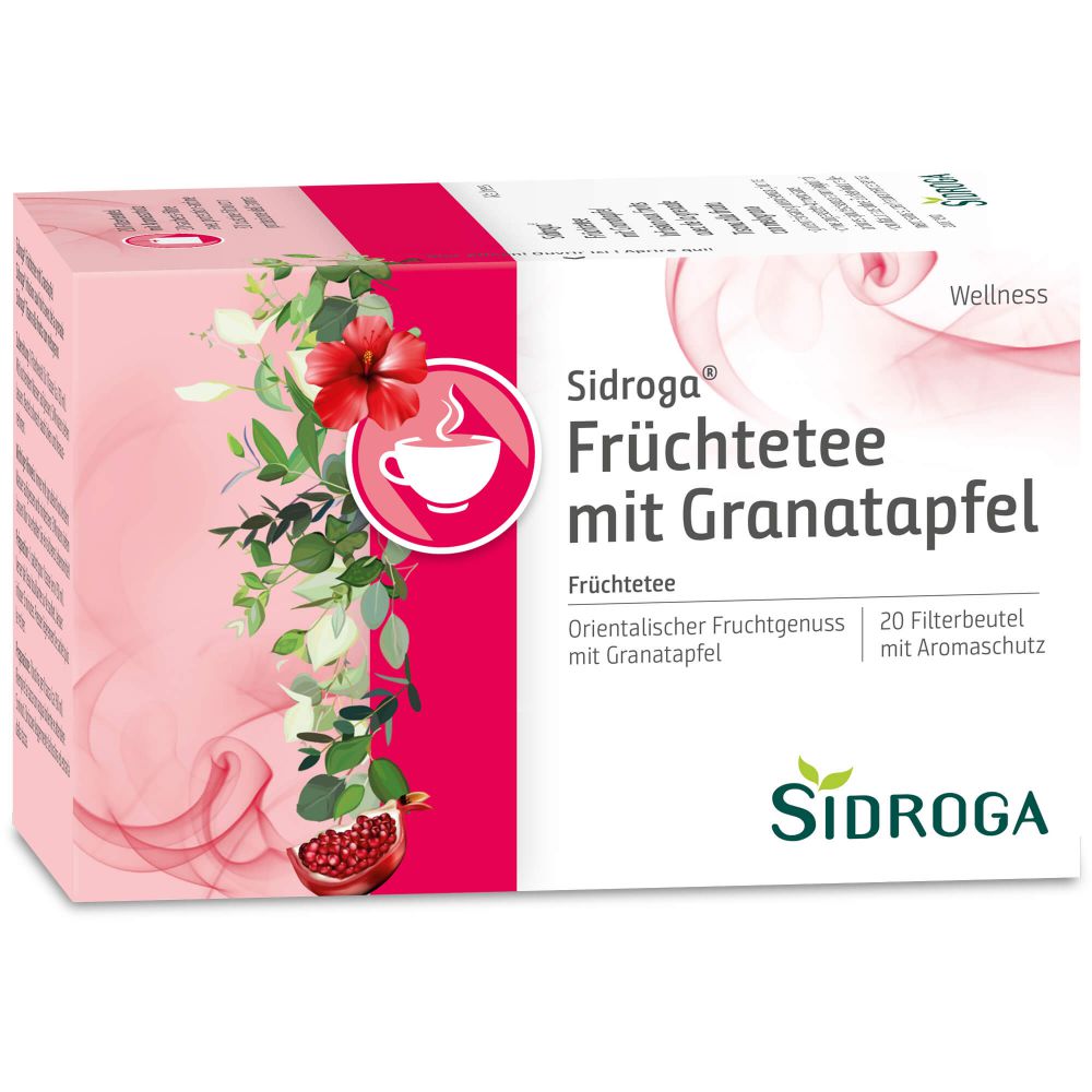Wellness Früchtetee m.Granatapfel Filterb.