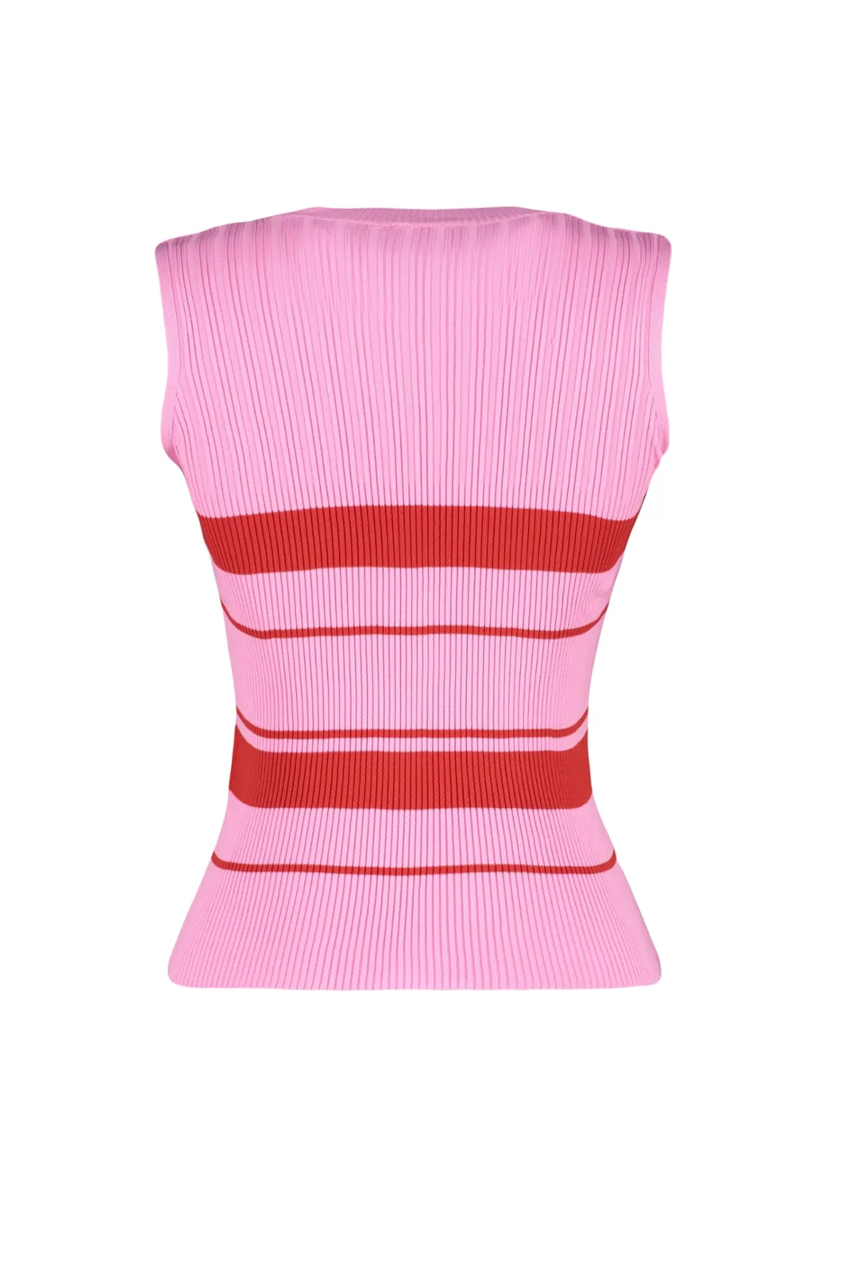 Trendyol Collection  Rosa Strickbluse mit Rundhalsausschnitt TWOSS21BZ0370