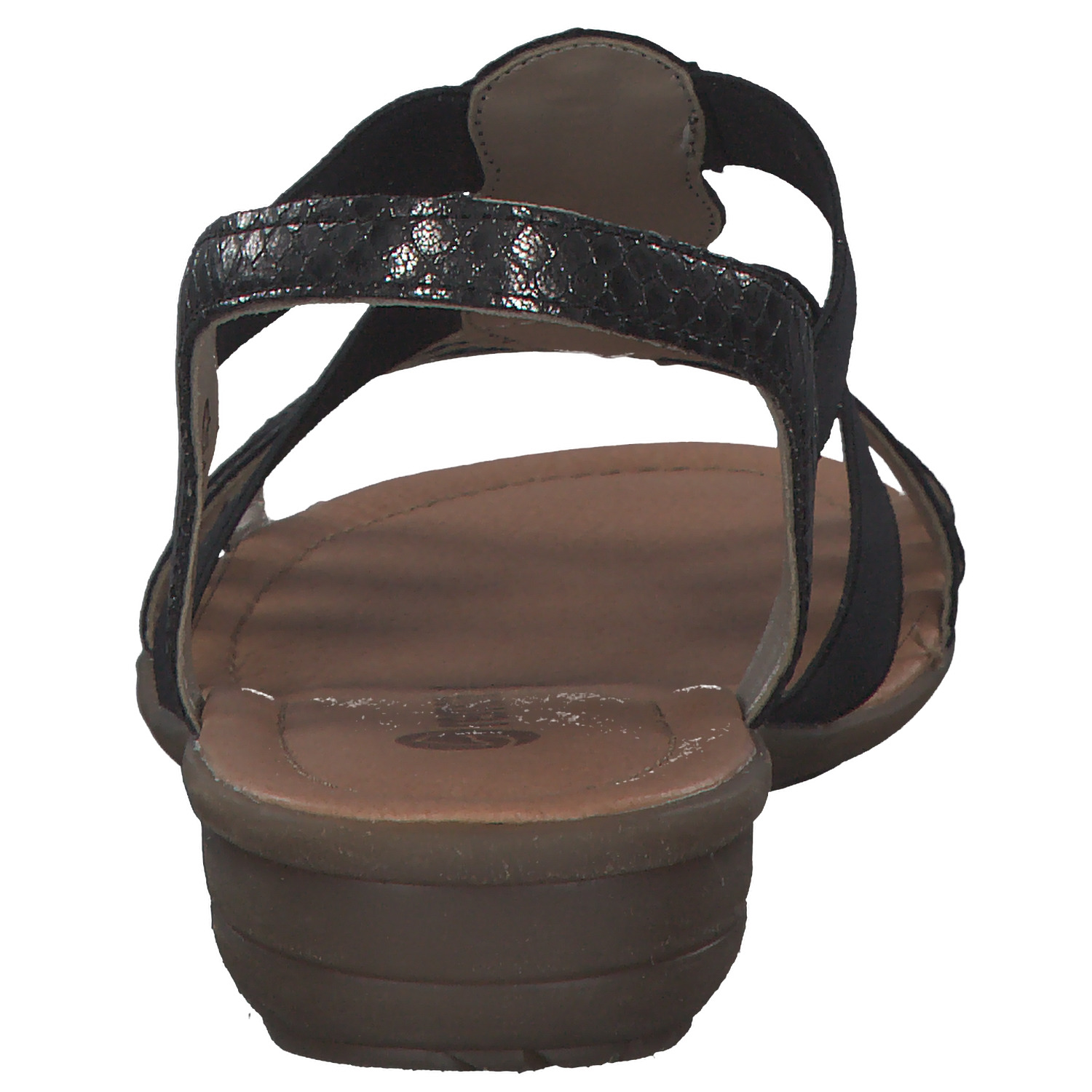 Remonte R3654, Keilsandaletten, Damen, schwarz/schwarz