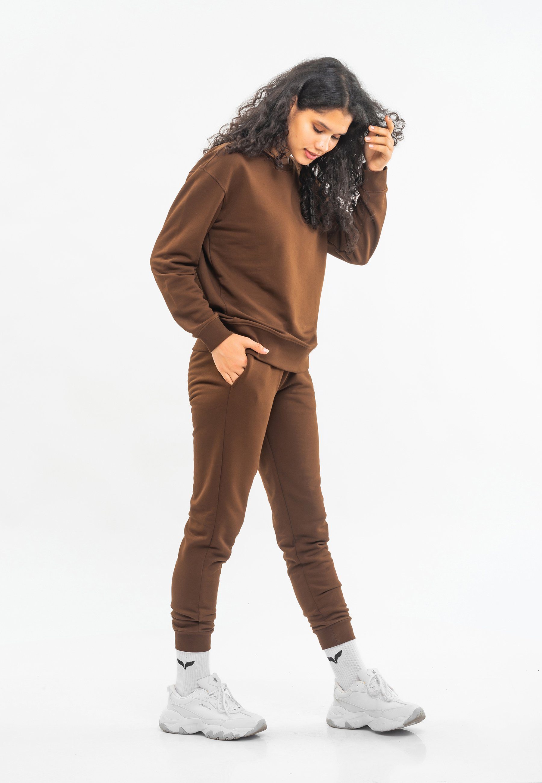 Tom Barron Freizeitanzug WOMEN OVERSIZE FIT SWEATSHIRT AND PANTS SETS