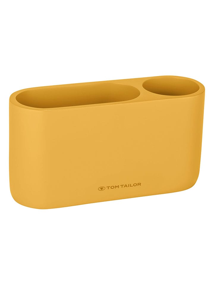 Tom Tailor Zahnputzbecher in Senf - (B)18 x (H)9 x (T)6 cm günstig kaufen onesize