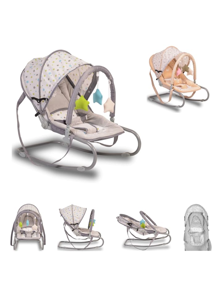 Moni Babywippe Lulu Spielbogen in grau günstig kaufen onesize