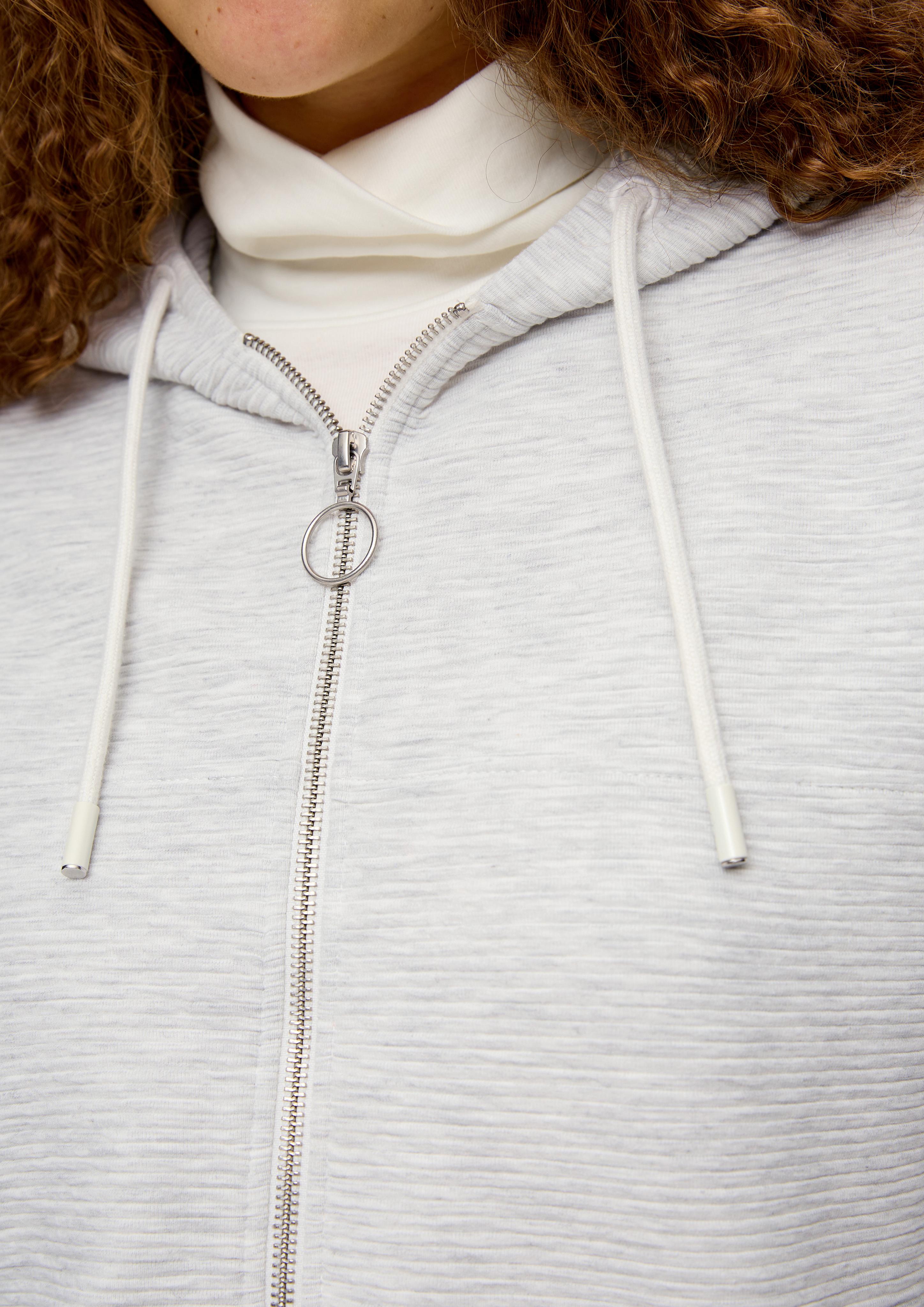 Sweatjacke mit Rippstruktur  2138478-02W0