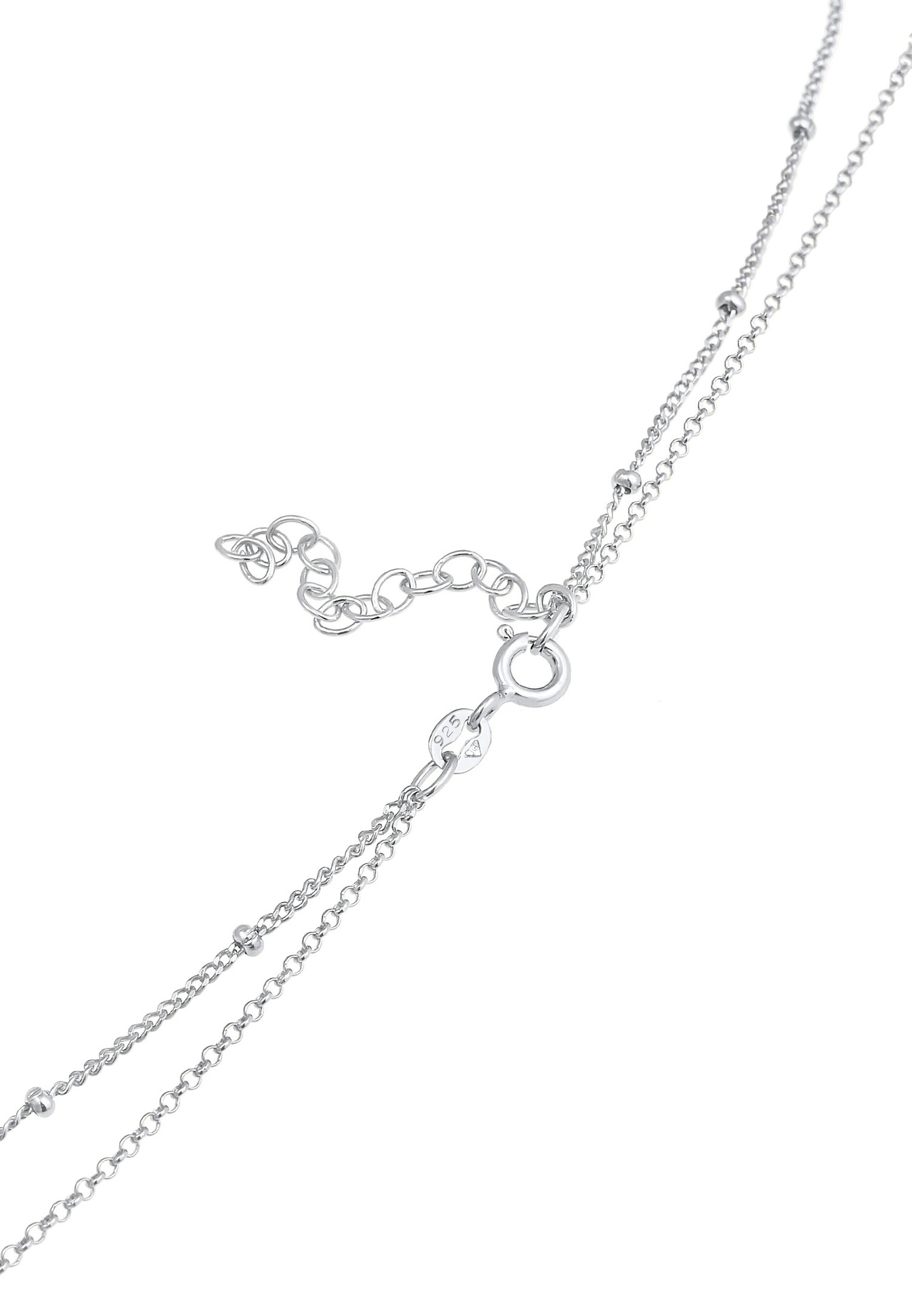 Elli Filigree Trend pentru doamne cu mărgele de cuarț roz din argint 925