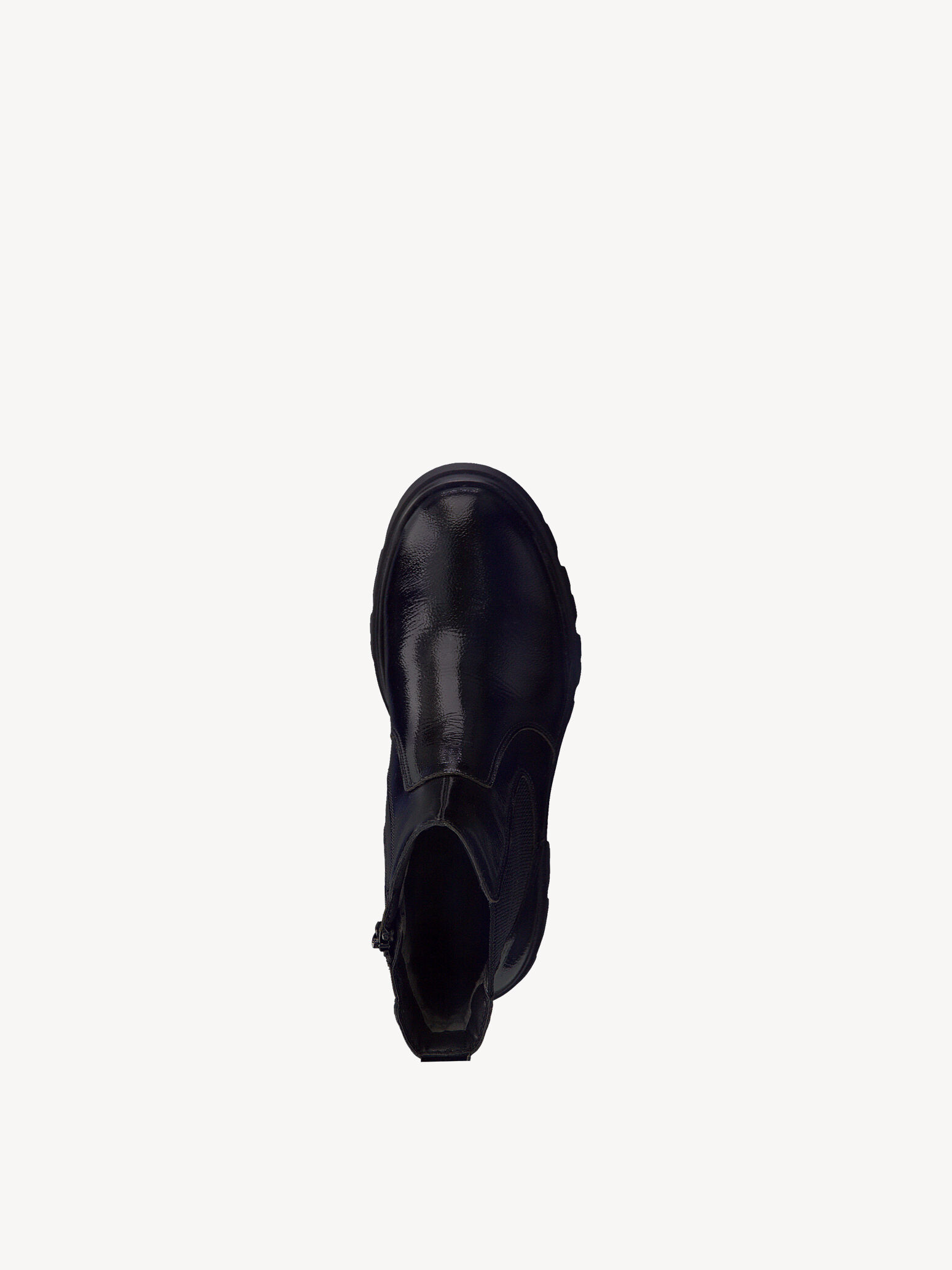 Bottine Chelsea en cuir - noir