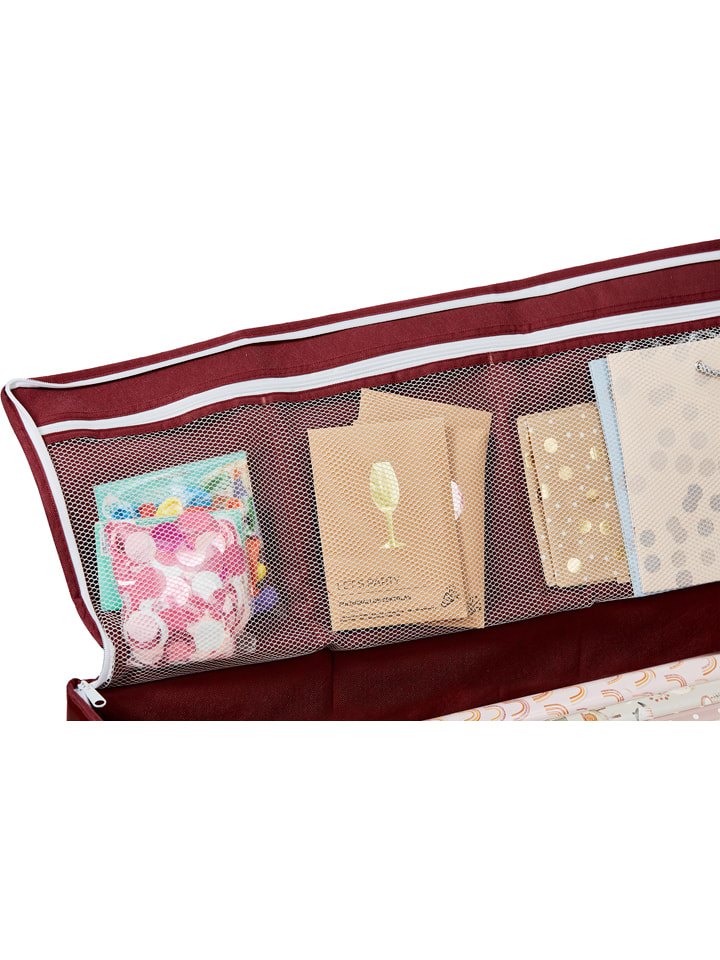 STORE IT Geschenkpapier-Organizer in Weinrot - (B)90 x (H)12 x (T)30 cm günstig kaufen onesize