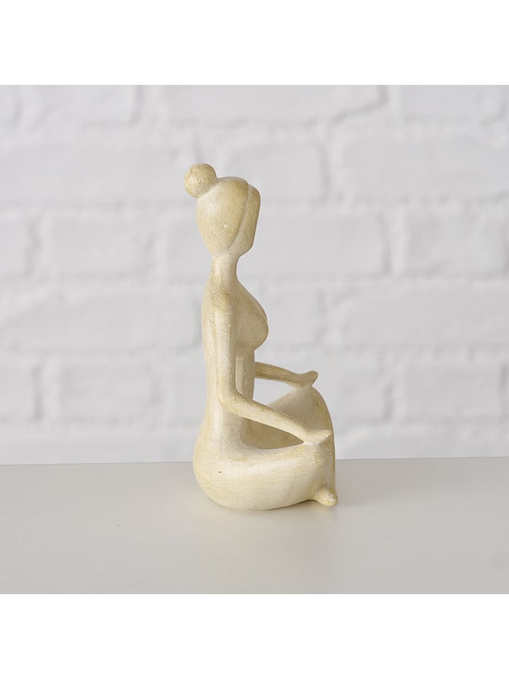 Boltze Dekofigur ''Yoga'' in Beige - (B)7 x (H)10 x (T)5,5 cm (Überraschungsprodukt) günstig kaufen onesize