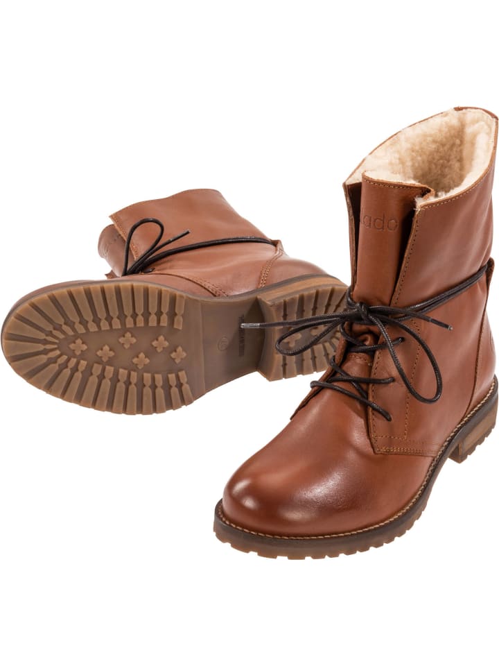 palado Schnürstiefeletten in ChristieCaramel/Brown günstig kaufen