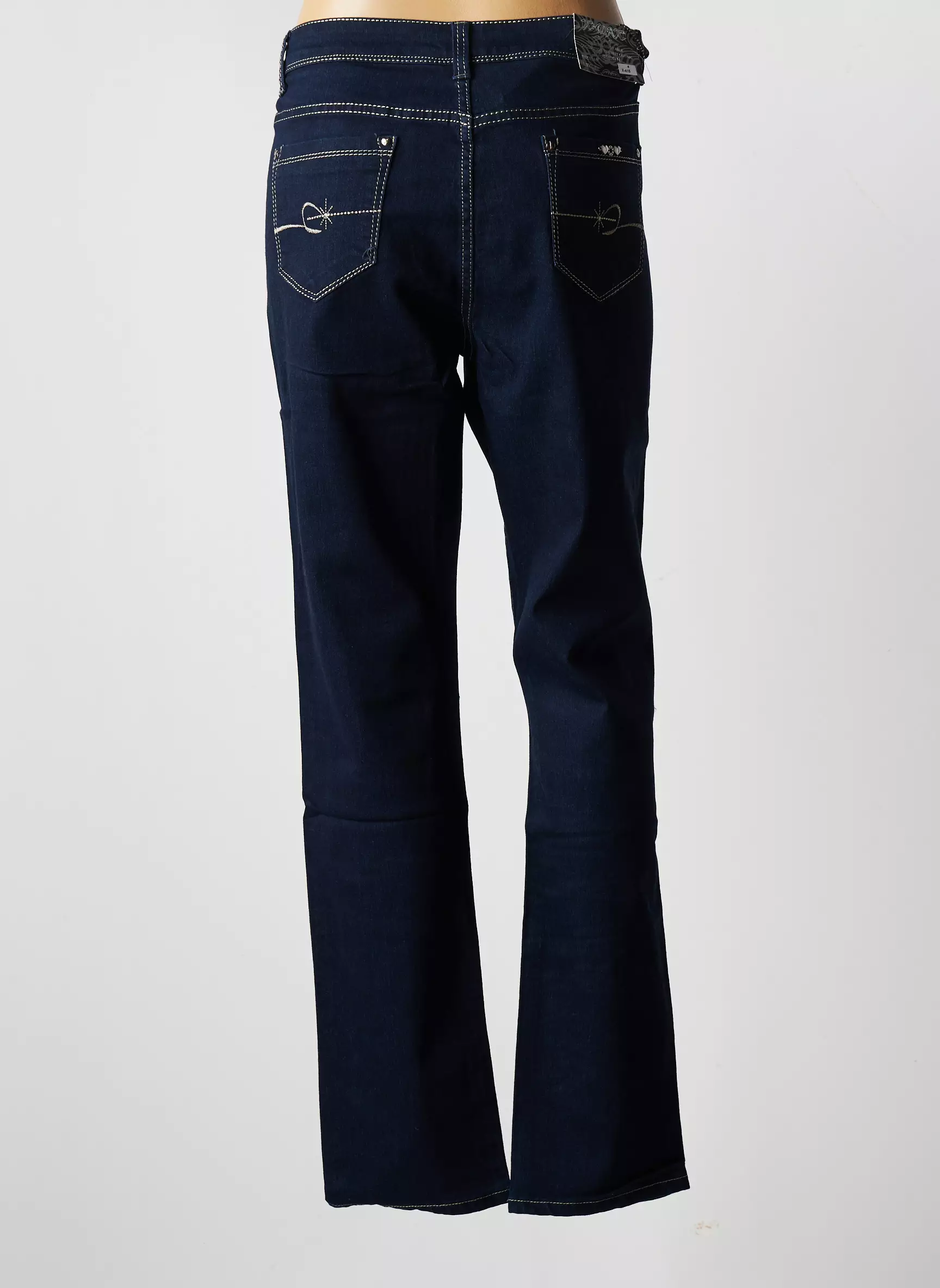 X Max Jeans Coupe Droite Femme couleur bleu