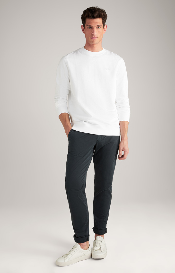 Sweatshirt Salazar in Weiß
