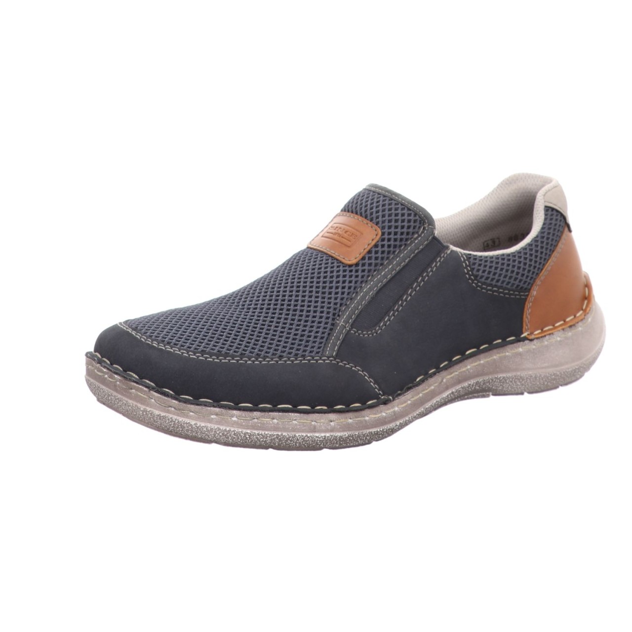 RIEKER Komfort Slipper blau Rieker 03053 blau