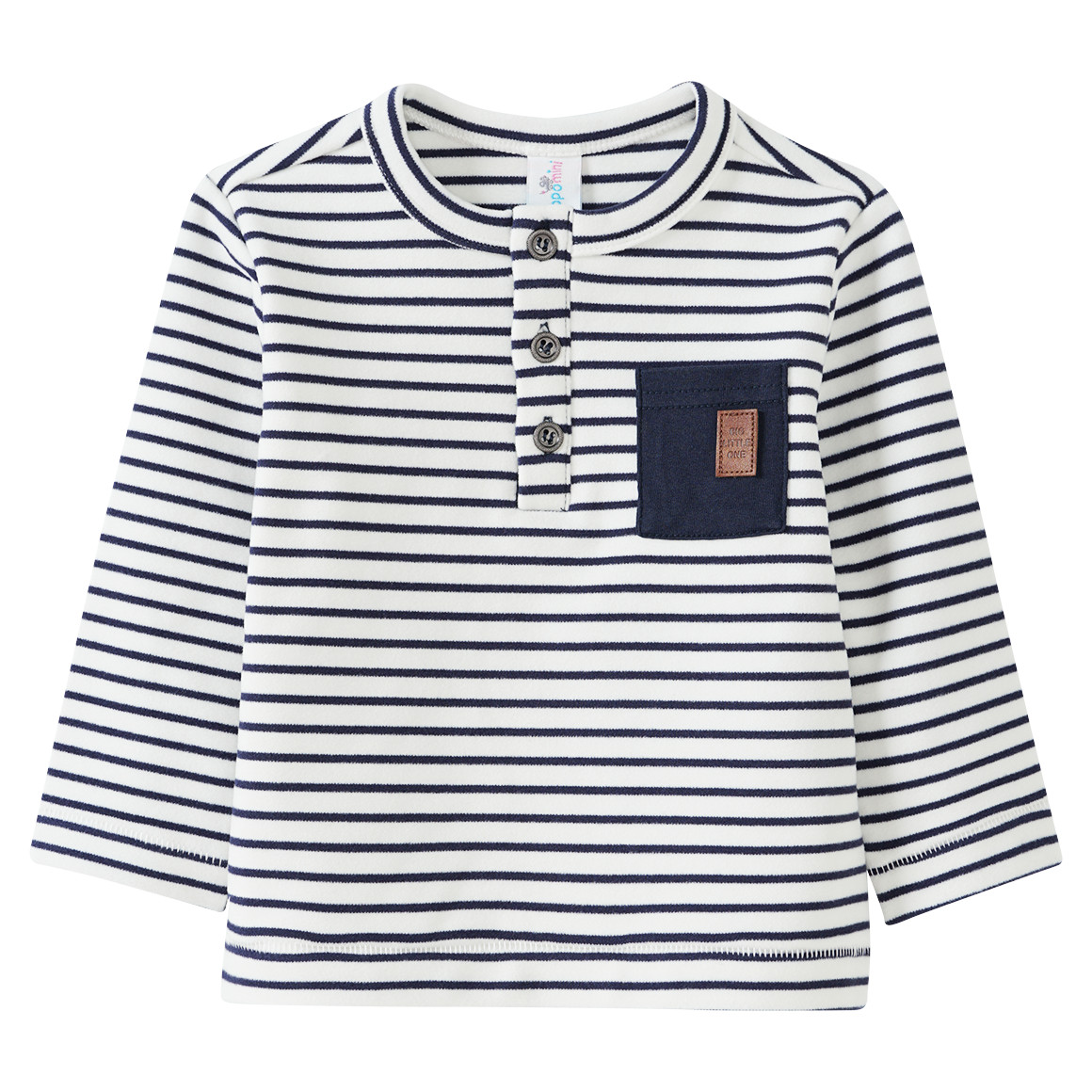 Jungen Langarmshirt mit Brusttasche