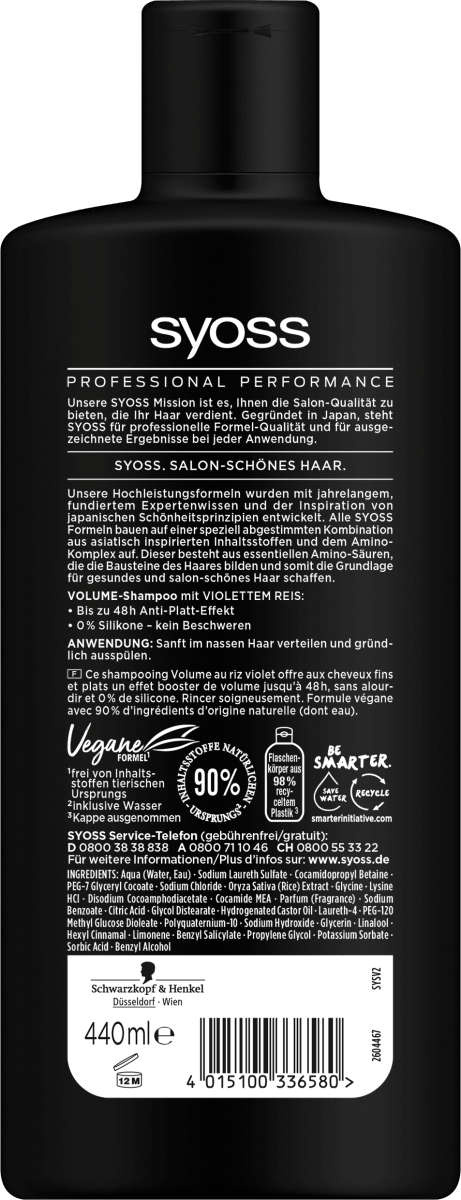 Shampoo Volume Lift, 440 ml