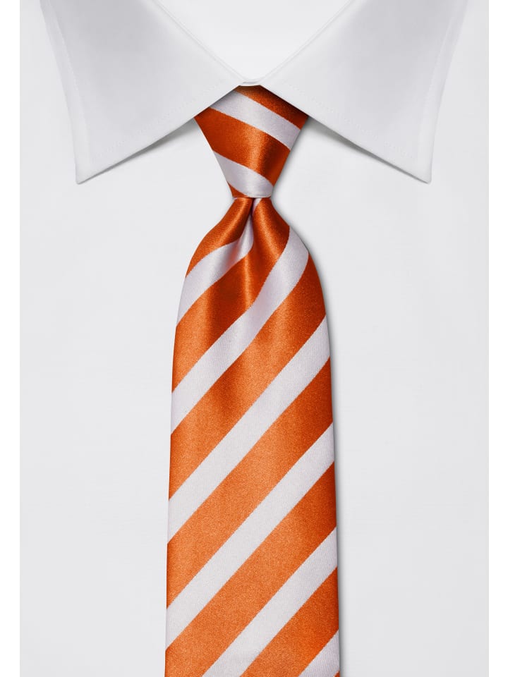 Vincenzo Boretti Krawatte in orange günstig kaufen onesize