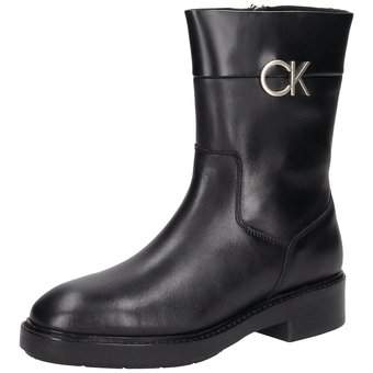 Calvin Klein Rubber Sole Ankle Boot in schwarz