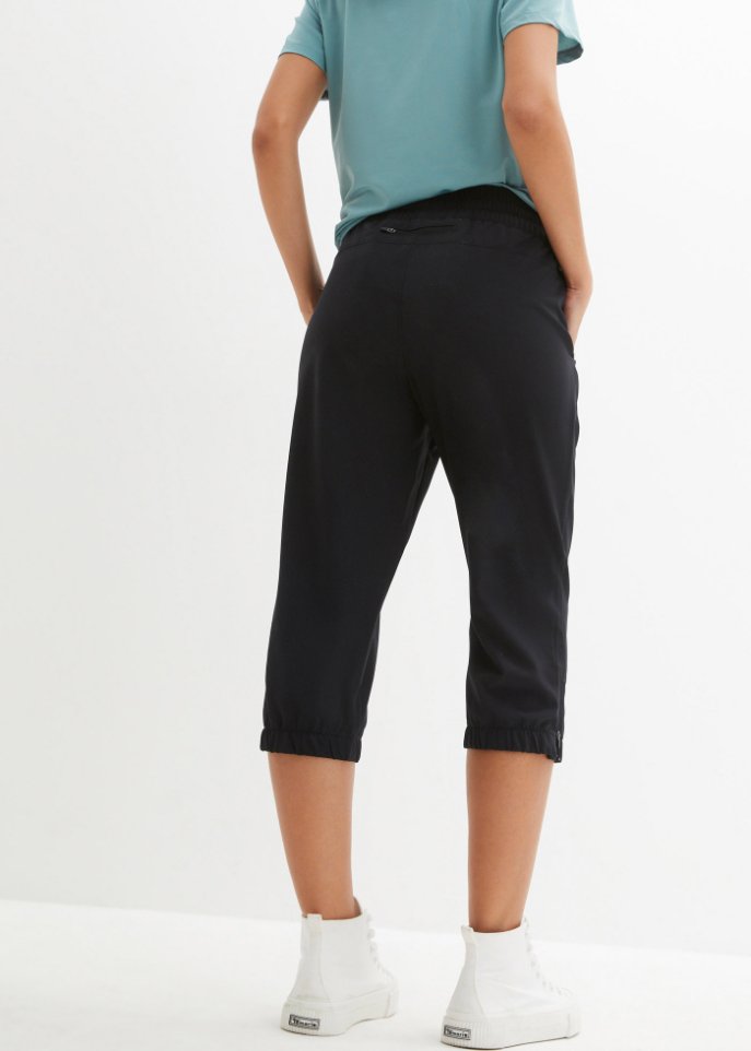 Schnelltrocknende Outdoorhose in Capri-Länge