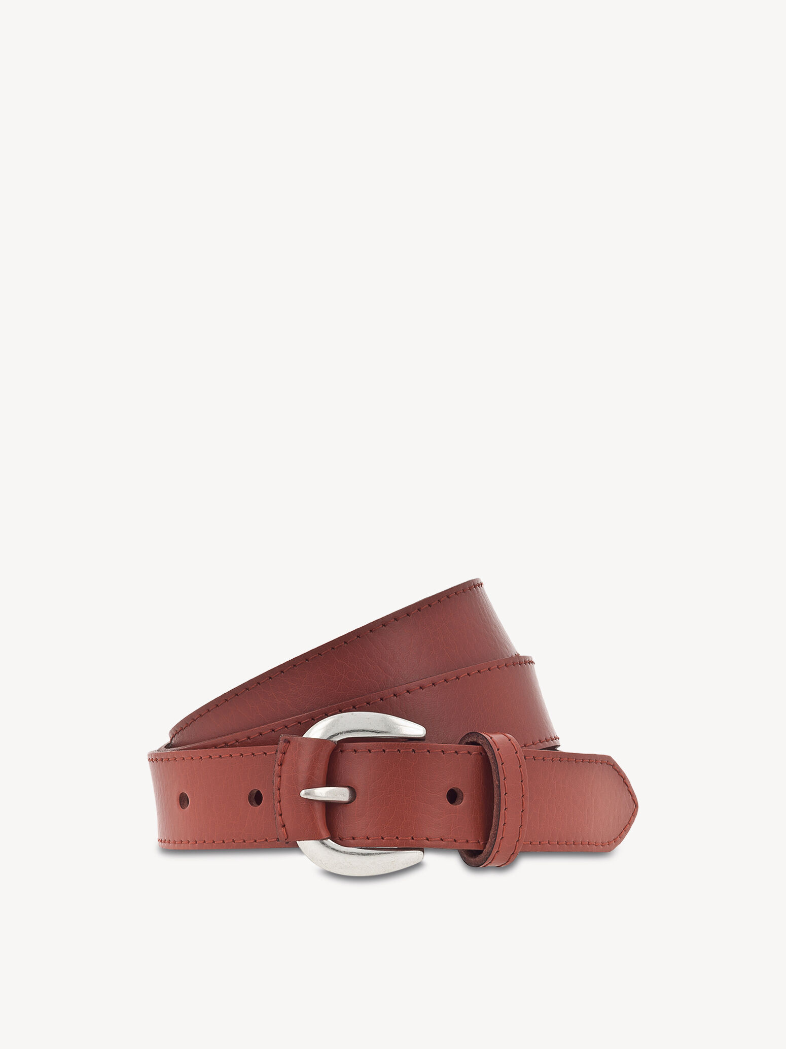 Ceinture en cuir - rouge