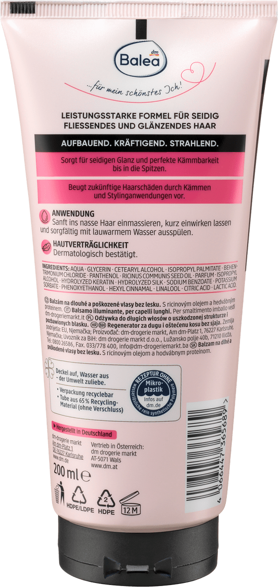 Spülung Glossy & Long, 200 ml