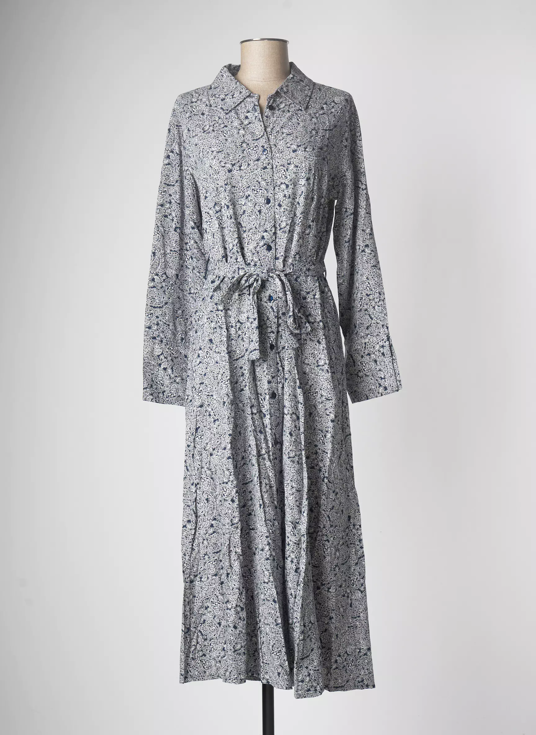 Cream Robes Longues Femme couleur bleu