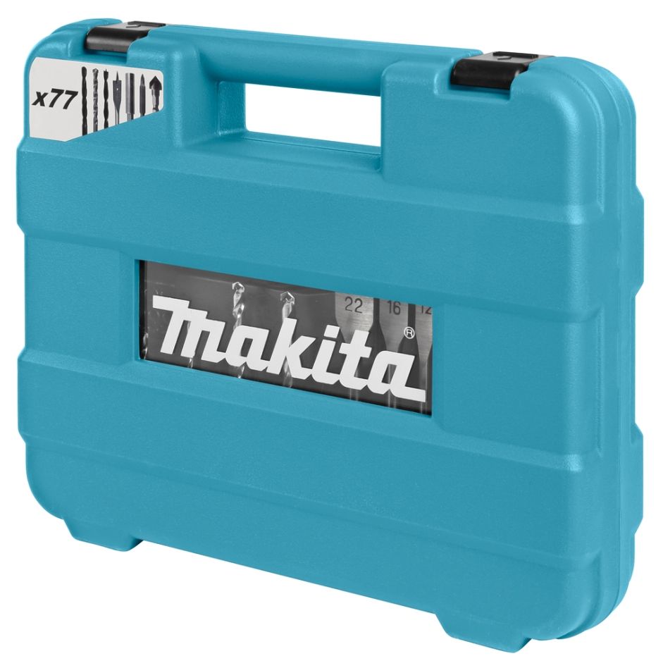 Zestaw wierteł i bitów Makita Accessories D-47226, 77 elementów, w walizce