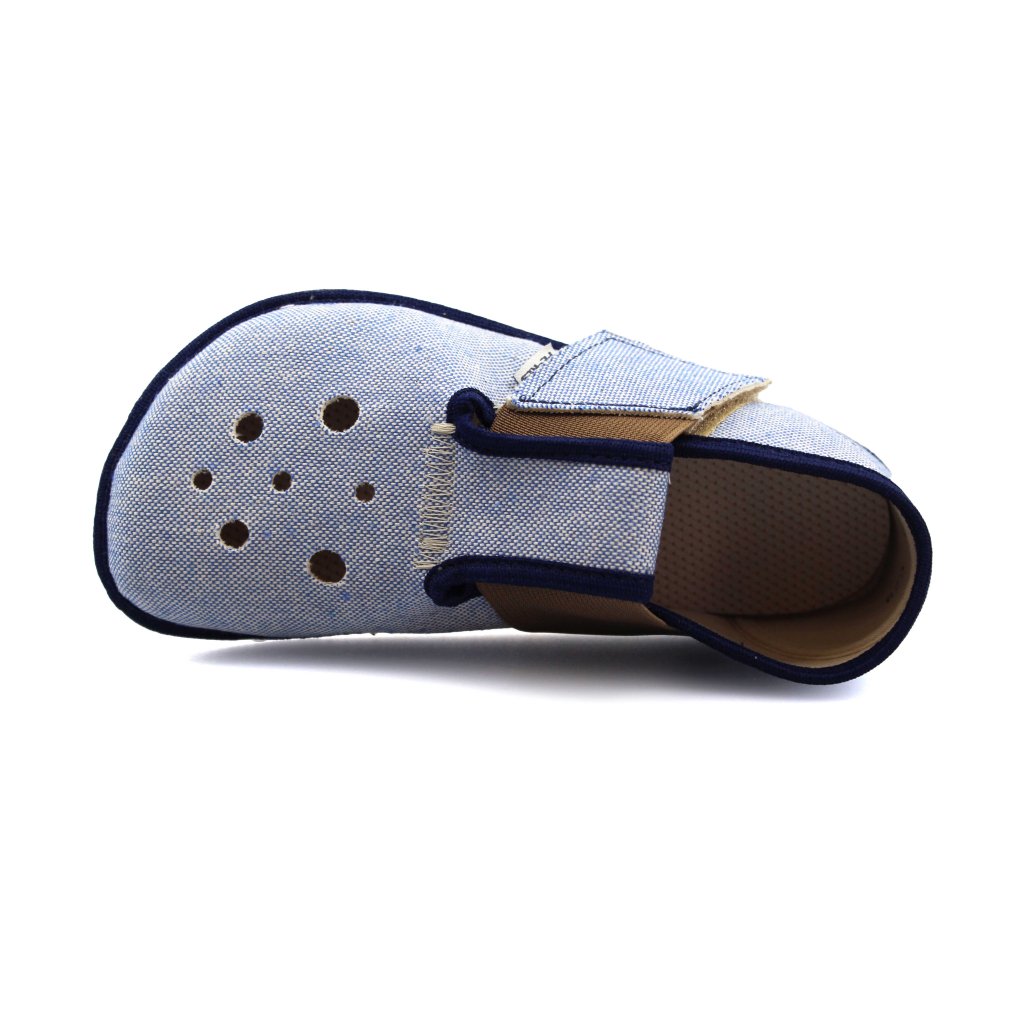Pegres BF03 Blau Barfußhauschuhe