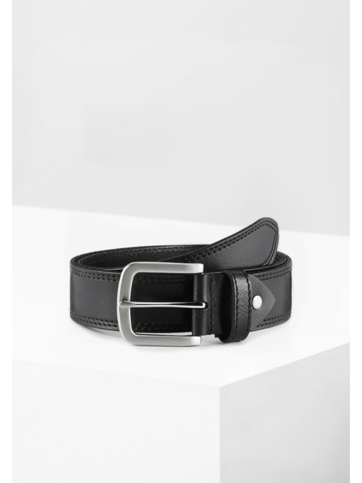 Paddock's Ledergürtel in schwarz günstig kaufen
