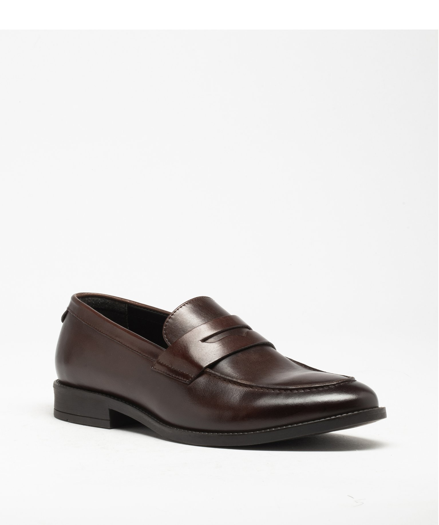 Mocassins dessus cuir homme - Tanéo marron | GEMO