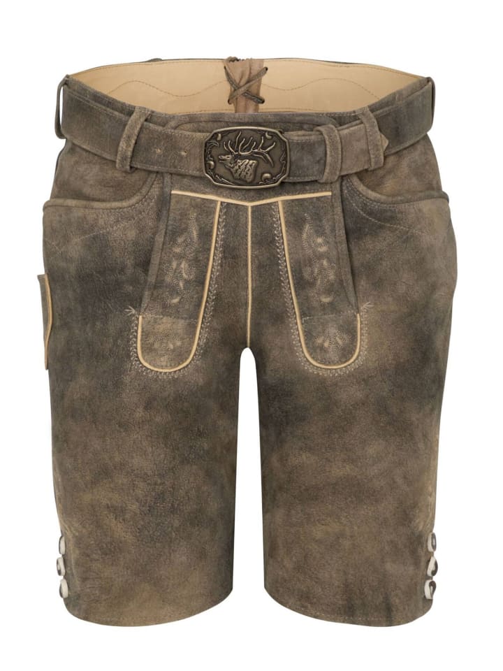 Spieth & Wensky Lederhose in braun günstig kaufen