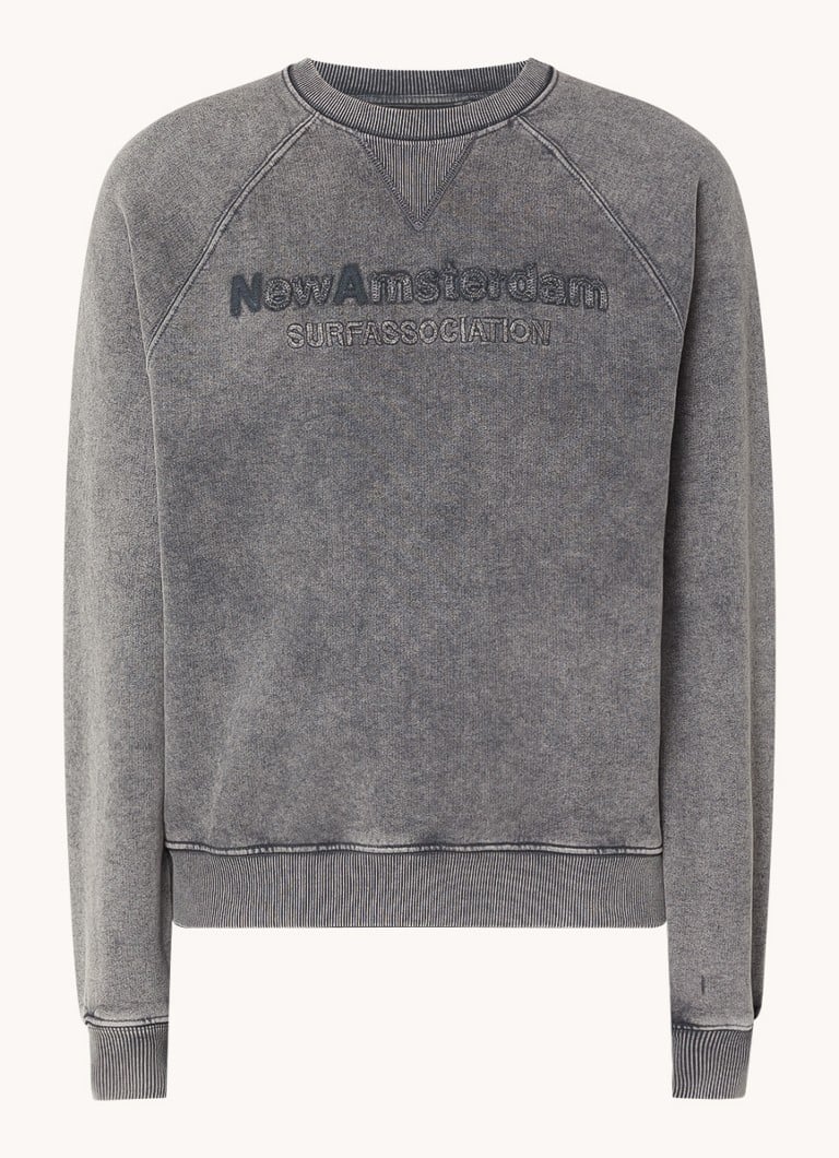 New Amsterdam Surf Association Organic cotton sweater with a washed finish