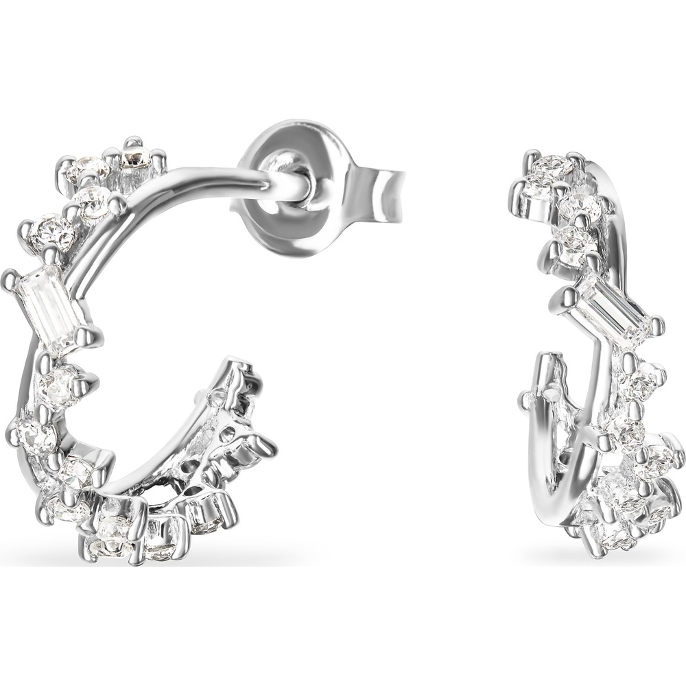 FAVS Créoles 925 Argent Boucles d'oreilles