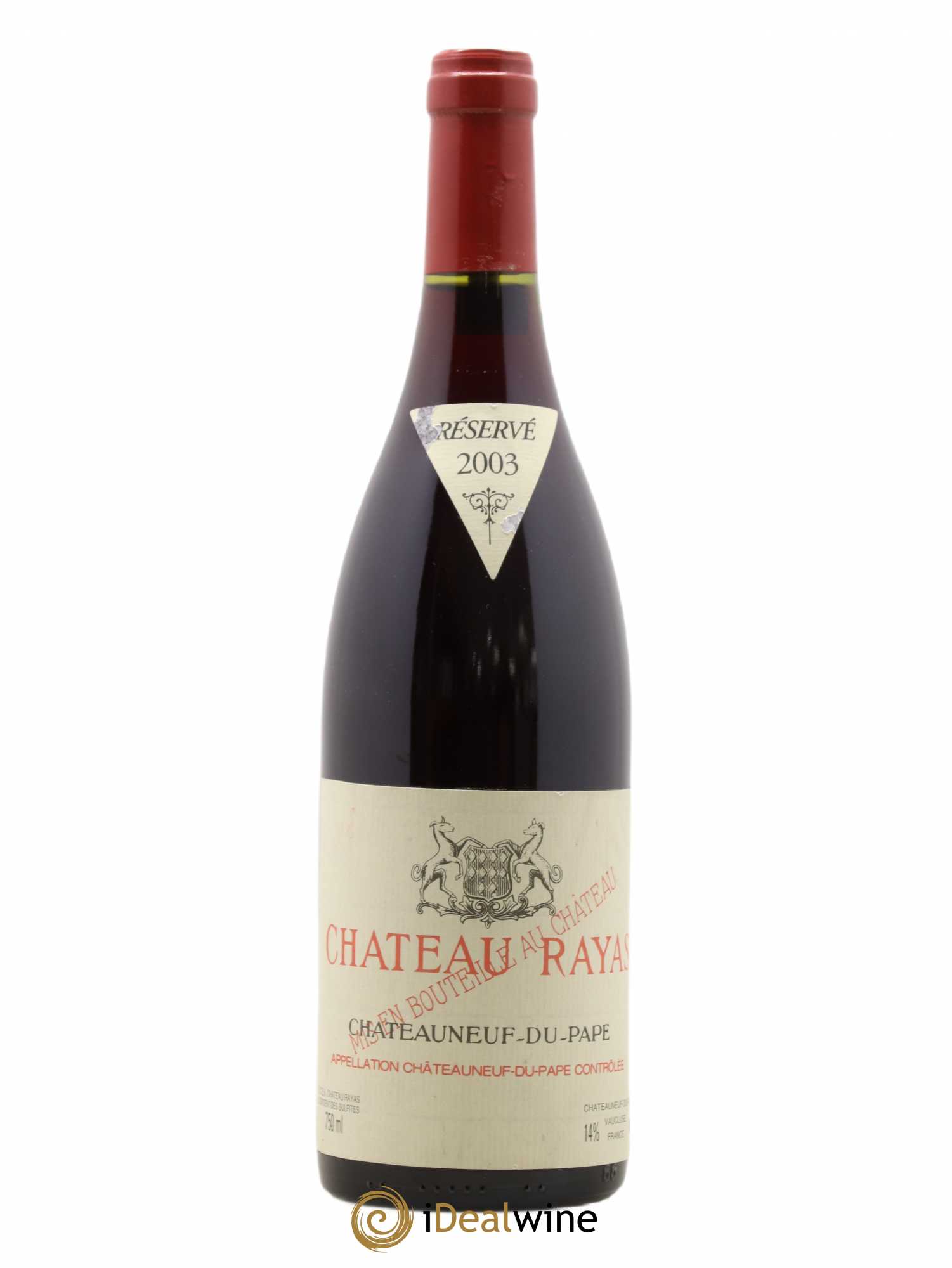 Châteauneuf-du-Pape Château Rayas Reynaud  2003 - Lot de 1 Bouteille