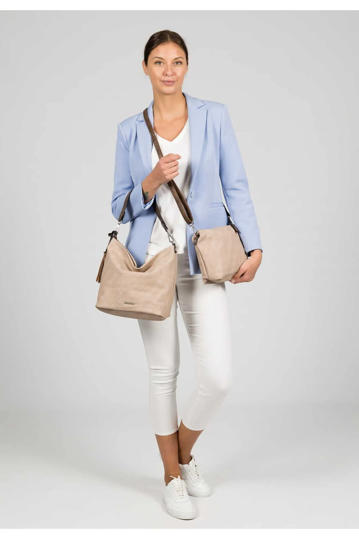 Emily & Noah  Handtasche - Beige - Unifarben