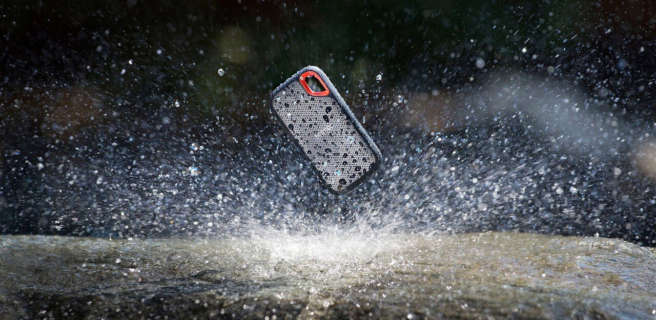Sandisk Extreme® Portable SSD externe SSD (4 TB) 1050 MB/S Lesegeschwindigkeit, 1000 MB/S Schreibgeschwindigkeit