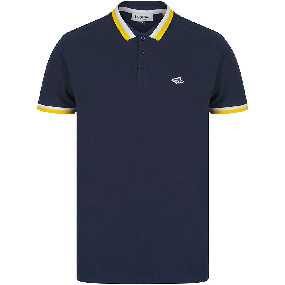 Le Shark Varndell Herren Polo-Shirt 5X202121DW-Sky-Captain-Navy