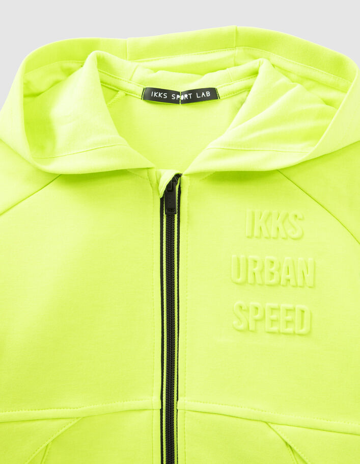 Cardigan vert fluo garçon