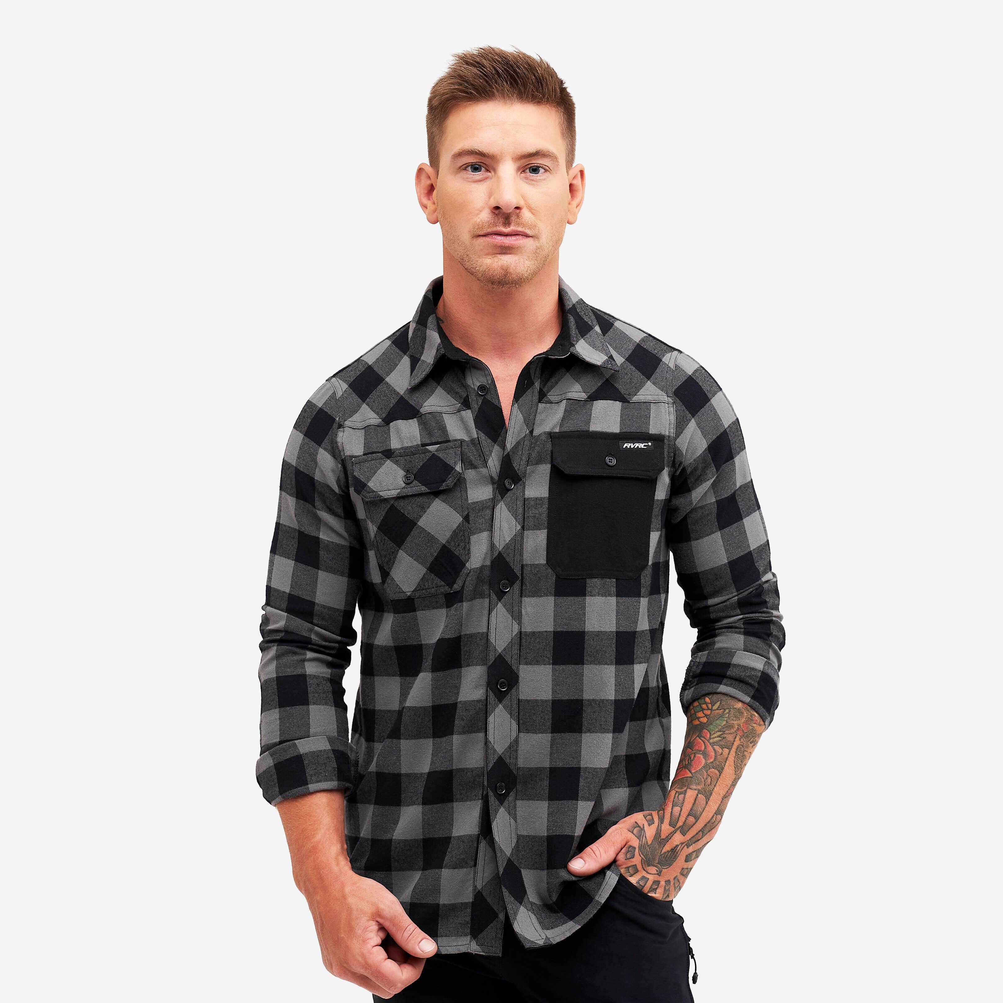 Campfire Shirt Homme Black/Anthracite