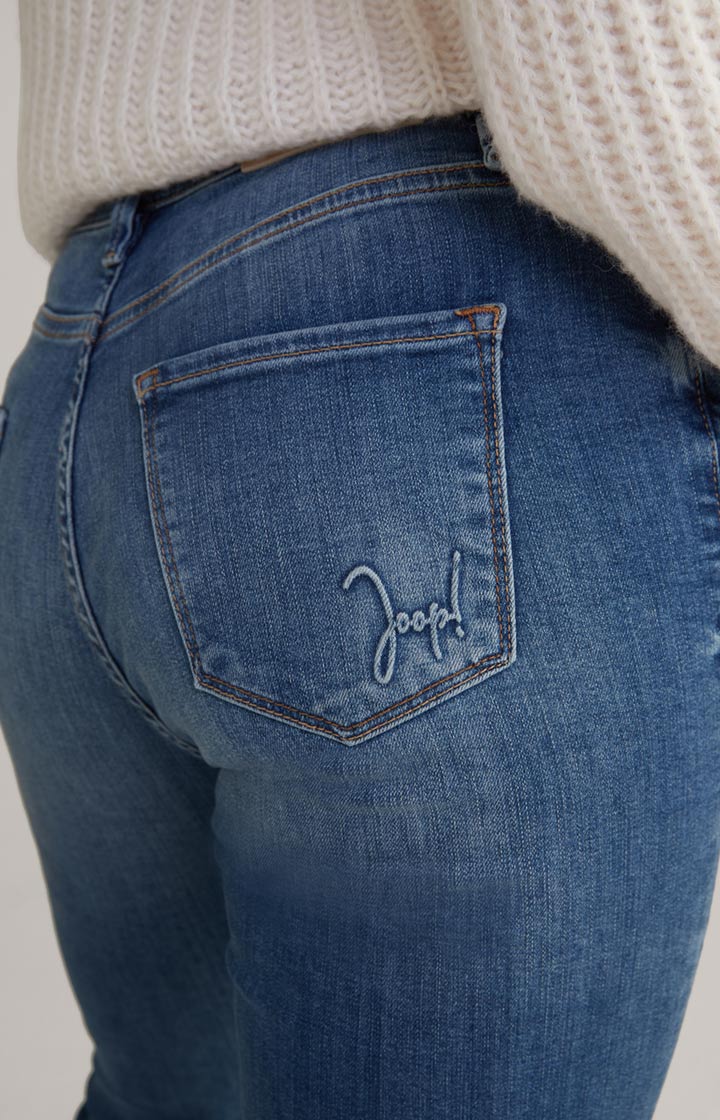 Slim-Jeans Sol in Medium Blue Washed